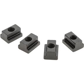 T-Slot Nuts, pk. of 4, 9/16" Slot, 3/8" - 16
