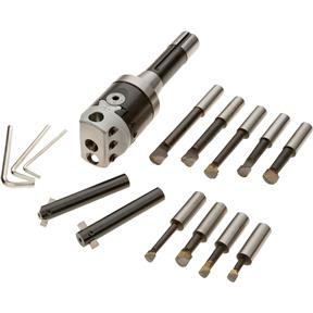 18 pc. R-8 Boring Head Set