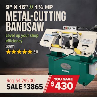 Banner for SS -  G0811 Metal Bandsaw