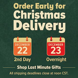 Banner for 12-19 Shipping Deadlines