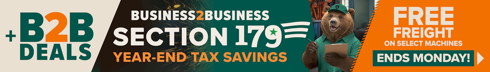 Banner for 179 ENDS MONDAY