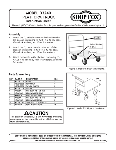 Part Diagram for D3240