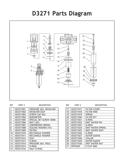 Part Diagram for D3271