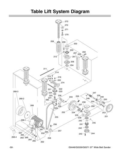 Parts for G0446 37
