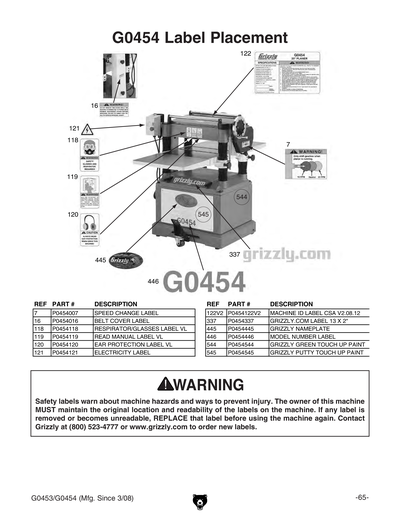 メル67471 Parts for 20
