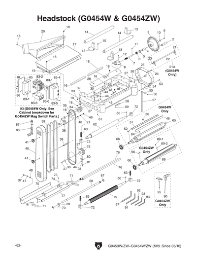 Parts for 20