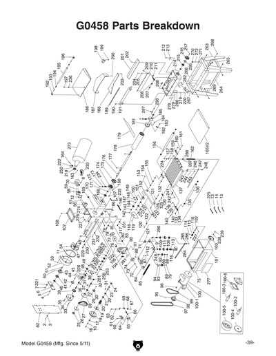 Part Diagram for G0458
