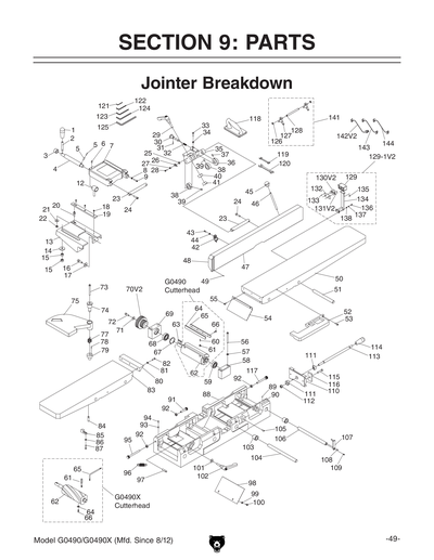 Part Diagram for G0490
