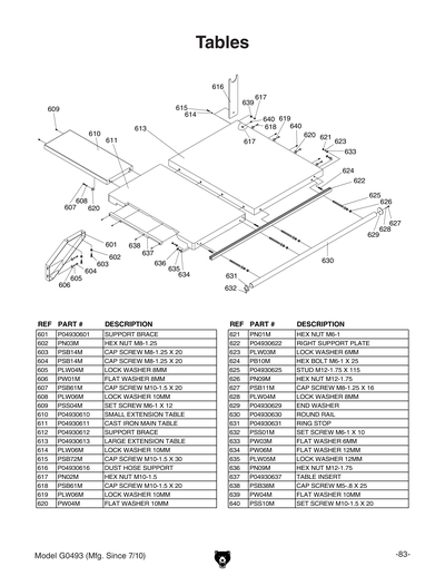Part Diagram for G0493