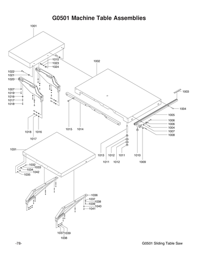 Part Diagram for G0501