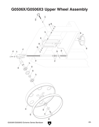 Part Diagram for G0506X