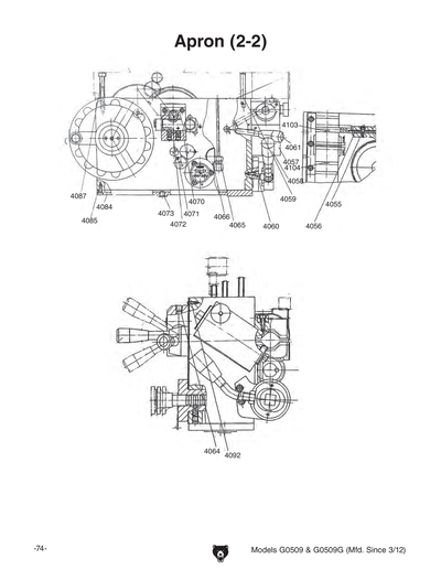 Part Diagram for G0509