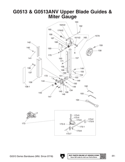 Part Diagram for G0513ANV