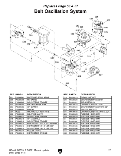 Part Diagram for G0539