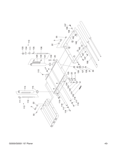 Part Diagram for G0551