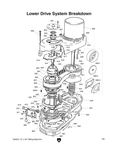 Part Diagram for G0559