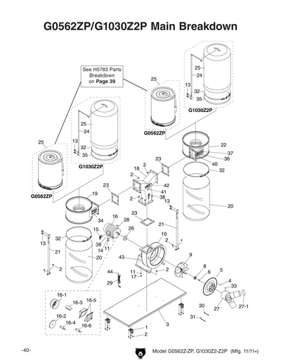 Part Diagram for G0562ZP