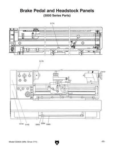 Part Diagram for G0600