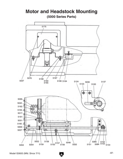 Part Diagram for G0600