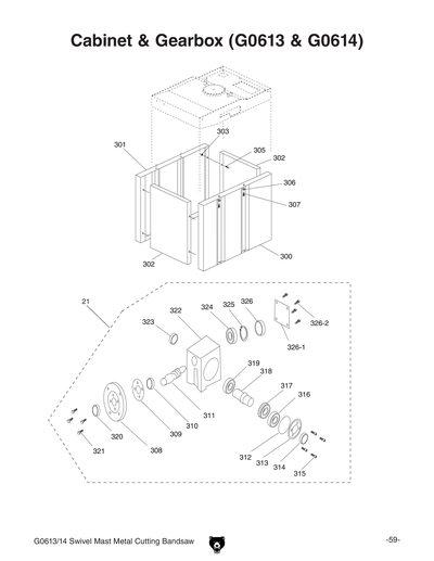Part Diagram for G0613