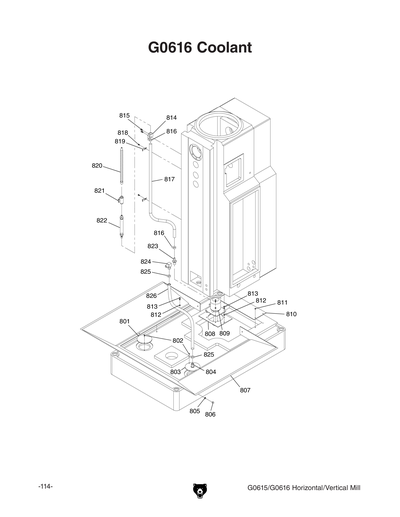 Part Diagram for G0616