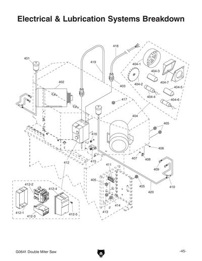 Part Diagram for G0641
