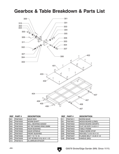 Part Diagram for G0679
