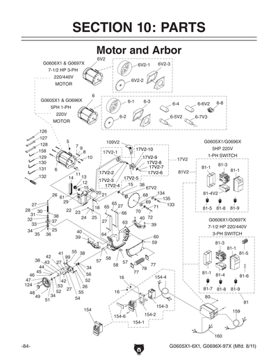 Part Diagram for G0696X