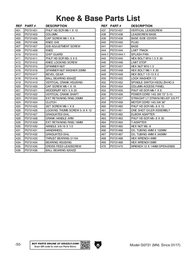 Parts for 8