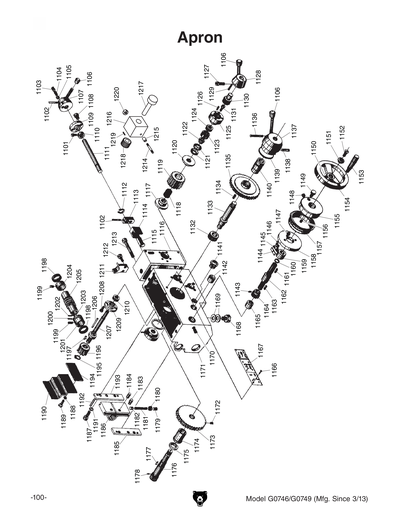 Part Diagram for G0749