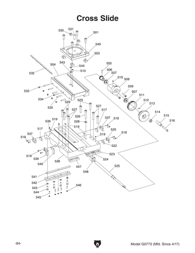 Part Diagram for G0773