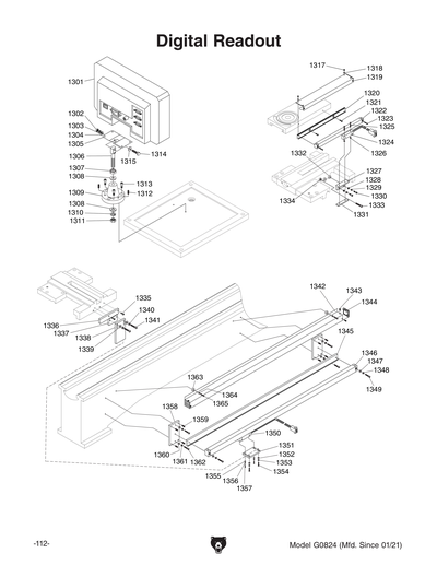Part Diagram for G0824
