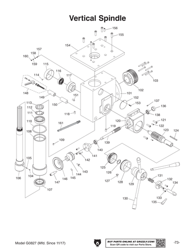 Part Diagram for G0827