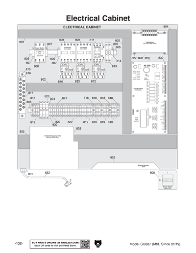 Part Diagram for G0887