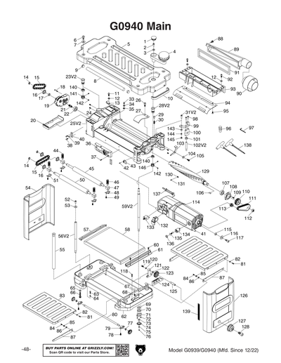Part Diagram for G0940