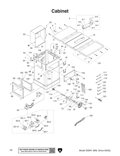 Part Diagram for G0941