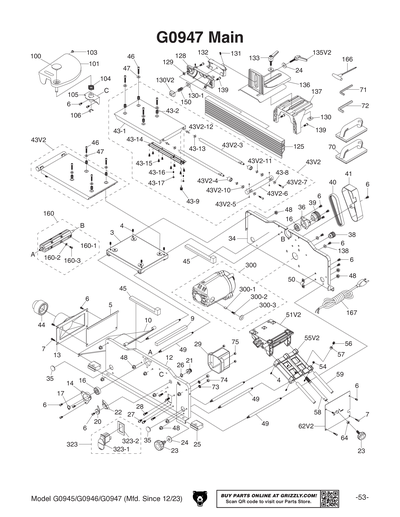 Part Diagram for G0945
