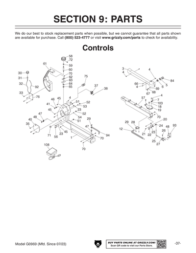 Part Diagram for G0969