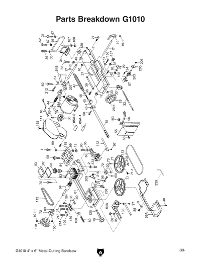 Part Diagram for G1010