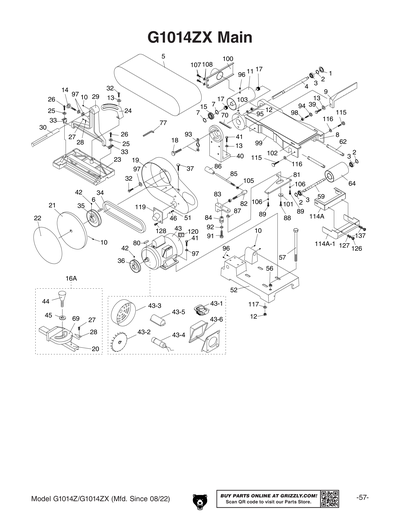 Part Diagram for G1014ZX
