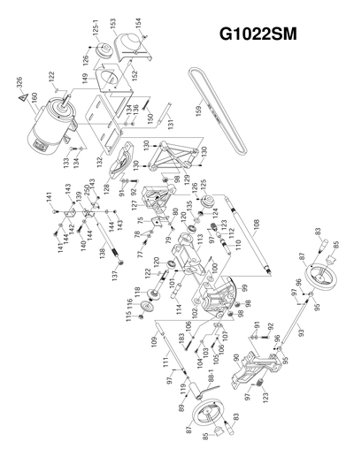 Part Diagram for G1022SM