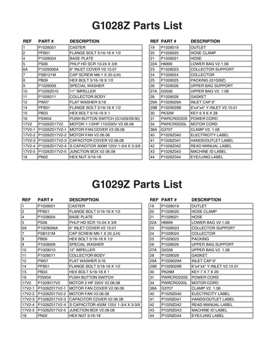 Part Diagram for G1028Z