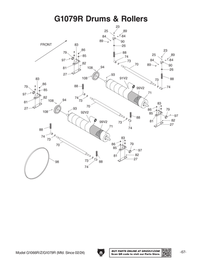 Part Diagram for G1079R