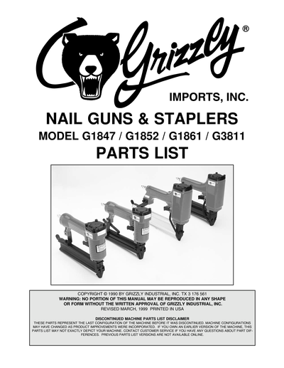 Part Diagram for G1847