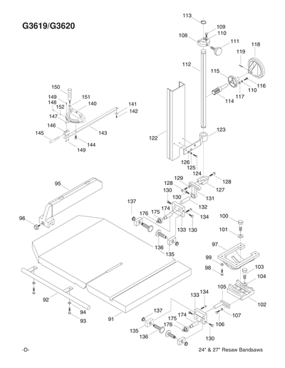 Part Diagram for G3619