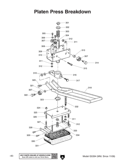 Parts for G5394 6