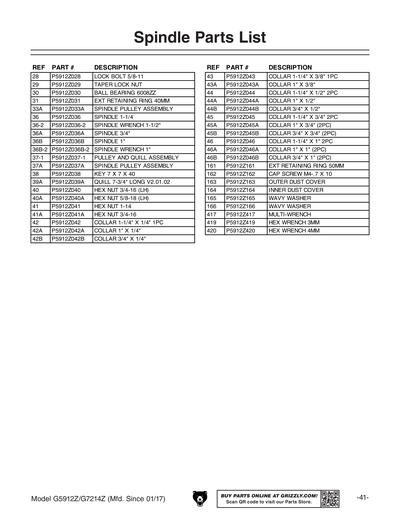 Part Diagram for G5912Z