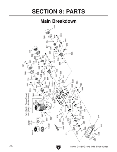Part Diagram for G7873