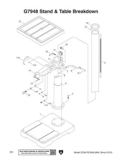Part Diagram for G7947