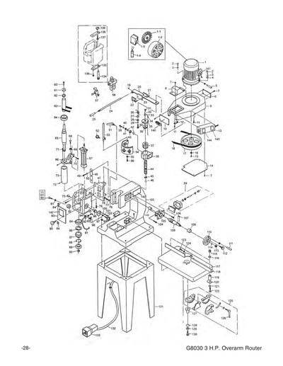Part Diagram for G8030